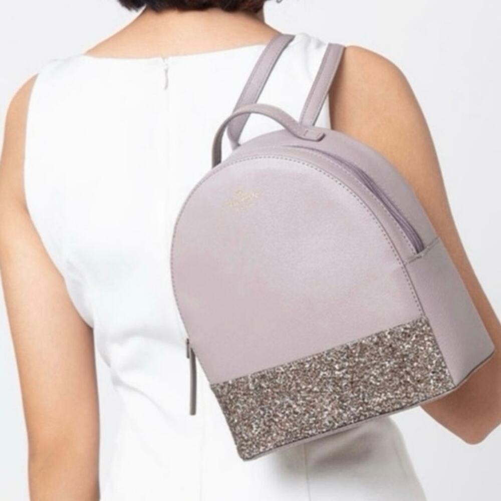 Kate Spade Greta Court Sammi Backpack in Gray Taupe
